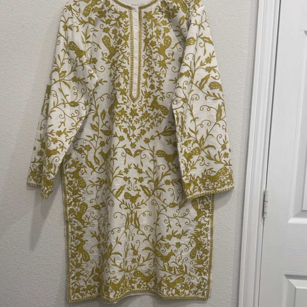 Elegant Mustard Midi Shirt & Dupatta